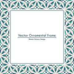 Vector Ornamental Decorative Frame