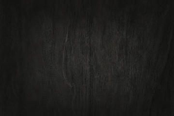 Black wooden wall background, texture of dark bark wood with old natural pattern for design art work, top view of grain timber.