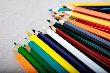 Fototapeta premium huge palette of drawing pencils