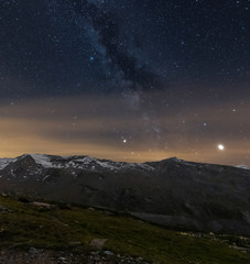 Milchstrasse am Gornergrat, Wallis, Schweiz