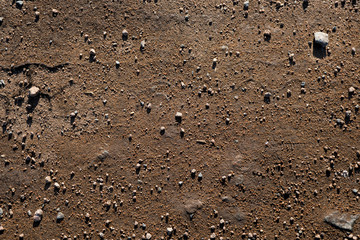 Gravel road texture