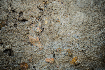 The texture of concrete