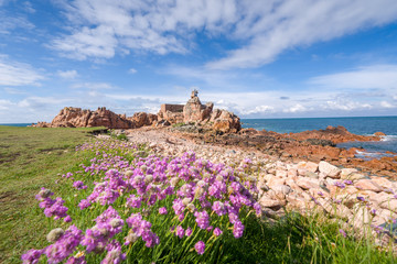 phare de paon et ses rochers, île de bréhat partie nord, côtes d'amor,bretagne