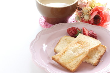 Homemade sugar rusk bread for snack food image