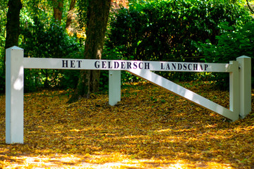 Fence with the Gelderland landscape