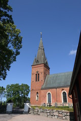 Fototapeta na wymiar kleine Kirche in Schweden