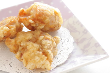 Homemade fried chicken for asian comfort food image