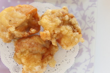 Homemade fried chicken for asian comfort food image