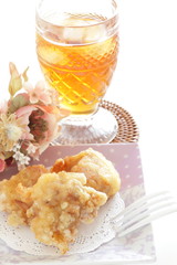 Homemade fried chicken for asian comfort food image