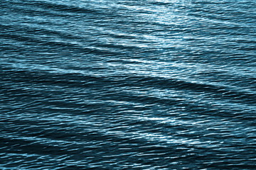Obraz premium Wasser blau Hintergrund - Ozean - Wellen im Meer