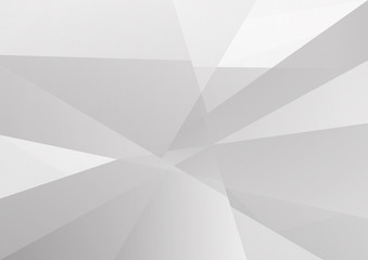 Fototapeta premium White and grey background. Corporate technology modern design. Pattern style geometric. Abstract modern background used about technology or product presentation backdrop. Vector illustration.