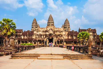 Angkor Wat temple, Siem Reap - obrazy, fototapety, plakaty