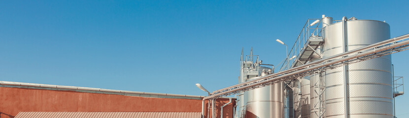 Obraz premium Wine factory Production. Southern quality wine 