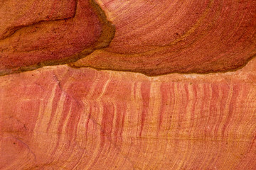 Coloured Canyon is a rock formation on South Sinai (Egypt) peninsula. Desert rocks of multicolored sandstone background.	