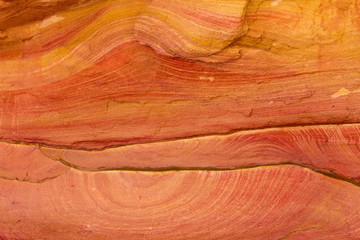 Coloured Canyon is a rock formation on South Sinai (Egypt) peninsula. Desert rocks of multicolored sandstone background.	