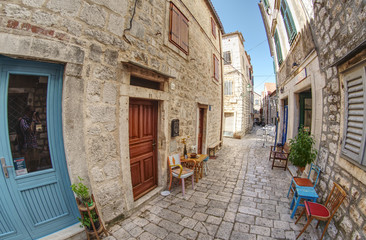 Obraz na płótnie Canvas Croation alley in Starigrad