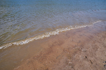 waves on the beach
