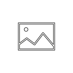 photo gallery vector icon