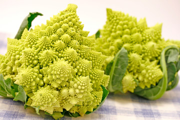 Romanesco broccoli.