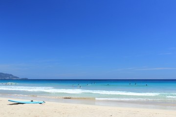 Fototapeta premium 伊豆下田 夏の白浜大浜