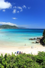 Fototapeta premium 伊豆下田 夏の白浜大浜