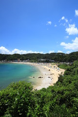 伊豆下田　夏の外浦海岸