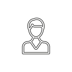 Male Avatar vector icon