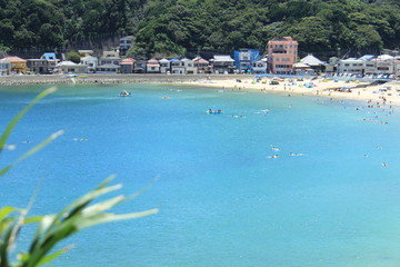 伊豆下田　夏の外浦海岸