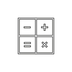 Calculator vector icon