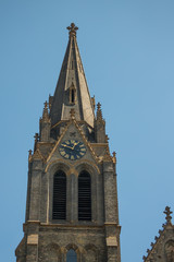 A tower, Church of Saint Ludmila at Namesti miru or Peace Square