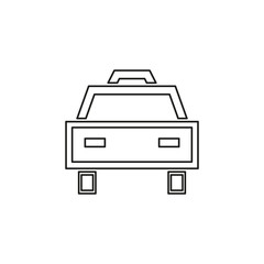 Taxi vector icon