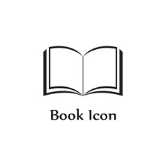 Book reading logo and symbols template