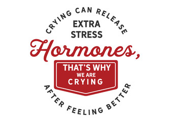 Emotional Release: Crying to Reduce Stress Hormones (Minimalist Design)