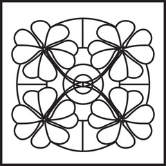 Flower laser cut-B