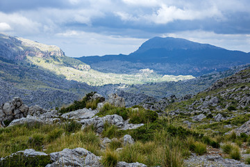 landscape of Sierra de Tramuntana, Mallorca, Spain