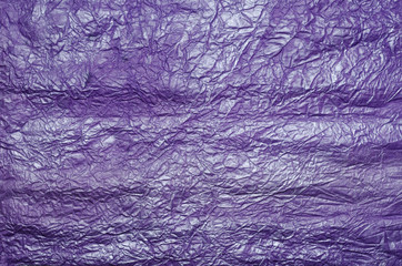 Violet Crumpled Wrapping Paper. Space for design