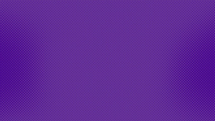 Purple pop art background in vitange comic style with halftone dots, vector illustration template for your design