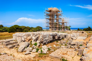 Acropolis in Rhodes island, Greece