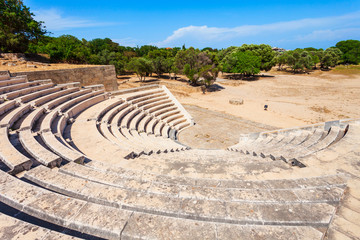 Acropolis Ancient Stadium in Rhodes