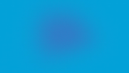 Blue retro pop art background with halftone dots design