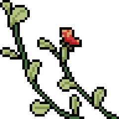 Obraz premium vector pixel art butterfly