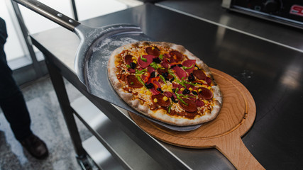 pizza out of owen