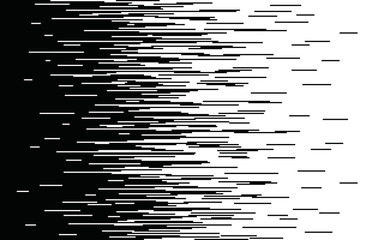 Speed horizontal lines Gradient seamless pattern Vector pixel texture Fast effect design Black elements on white background