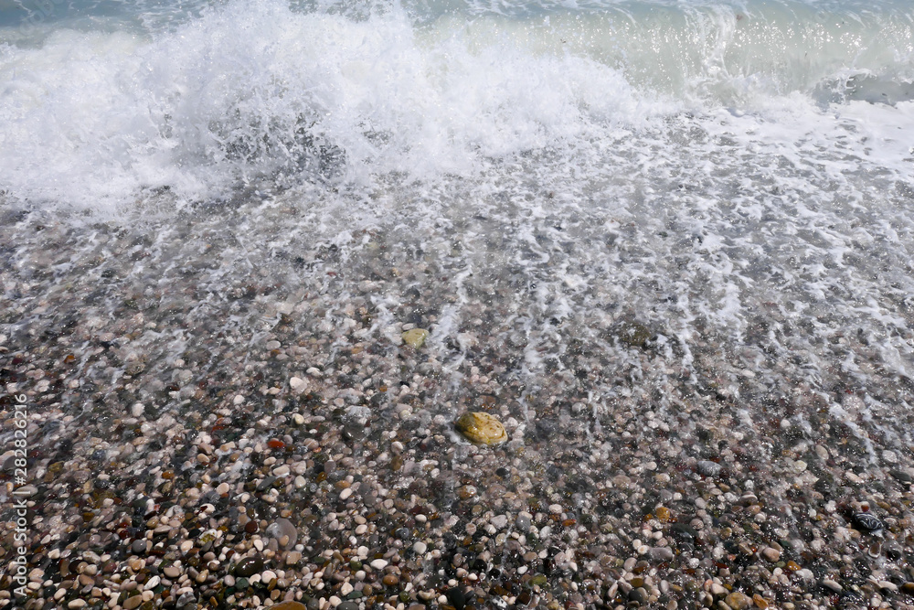 Wall mural pebble beach