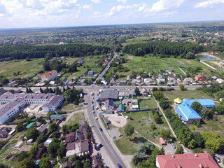 DCIMAerial view of the Saburb landscape (drone image).Kiev Region