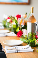 Table set for dinner