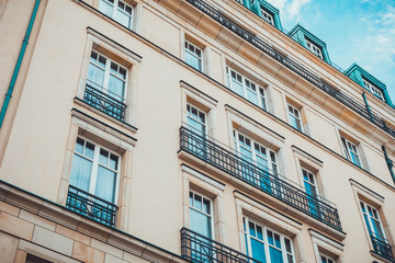 modern apartments from the exterior view at germany