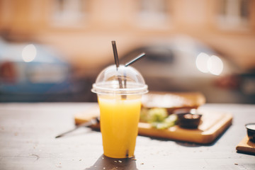 cocktail on the table