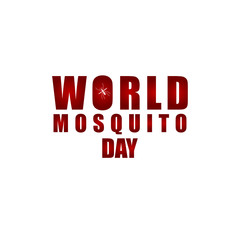 World Mosquito Day Celebration Vector Template Design Illustration