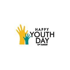 Happy Youth Day Celebration Vector Template Design Illustration